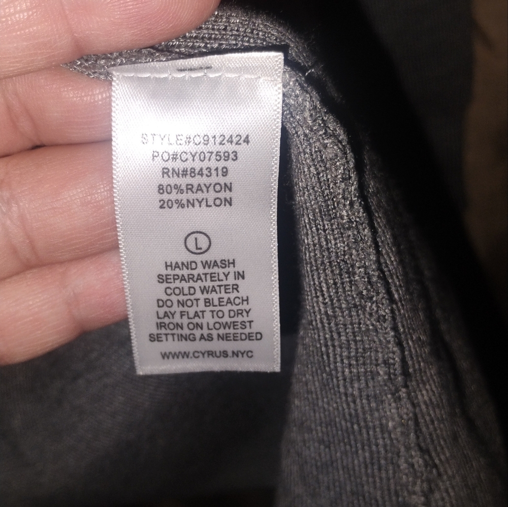 Gray Open-Front Cardigan Sweater - Picture 4 of 6